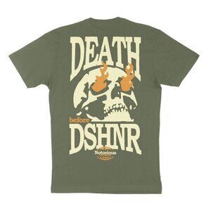 NWT Notorious Worldwide Death Before Dishonor‎ T-shirt Dark Grey